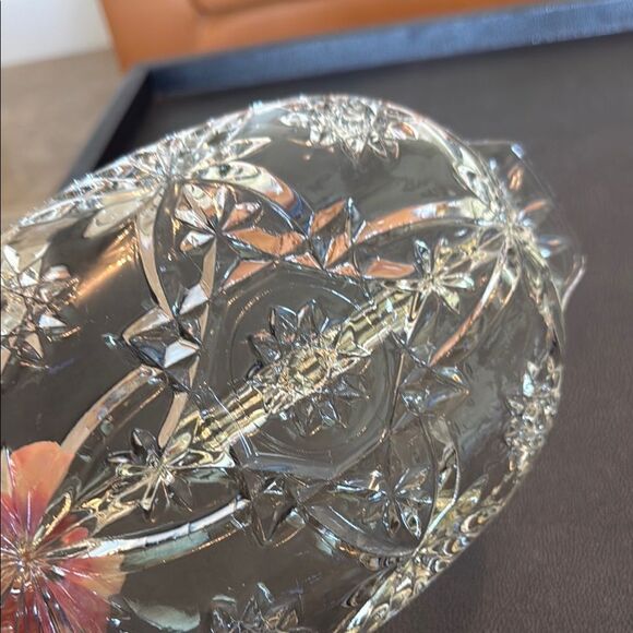 Anchor Hocking Star of David Clear Glass Serving Relish Dish - Picture 4 of 8